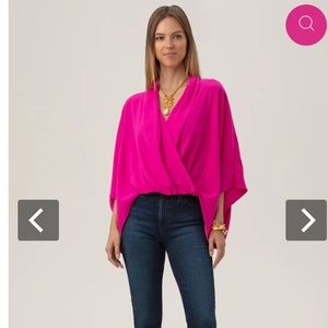 Trina Turk Concourse Top, Reef Red, XS/S, NWTO